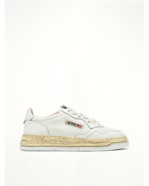 Autry White Mmy Super Vintage Low Sneaker for men