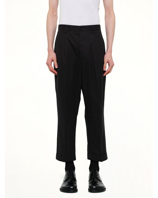 AMI Black Carrot Oversized Trouser for men