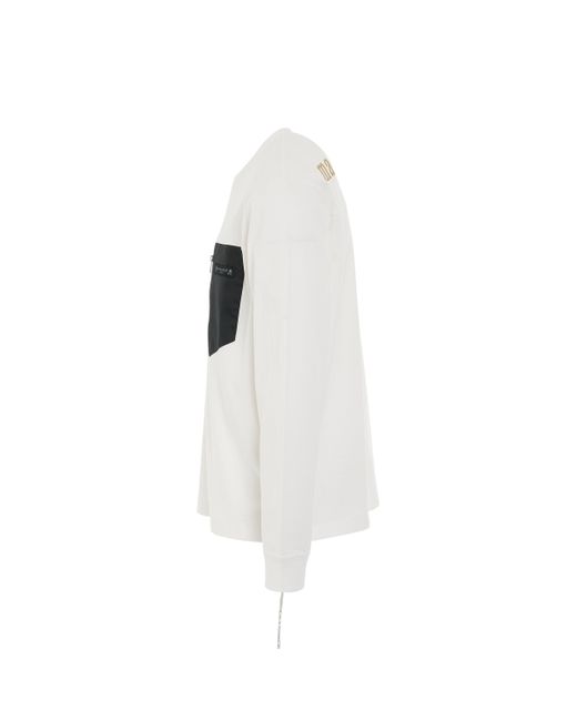 Mastermind Japan White Mountain Long Sleeve T-Shirt, , 100% Cotton, Size: Large for men
