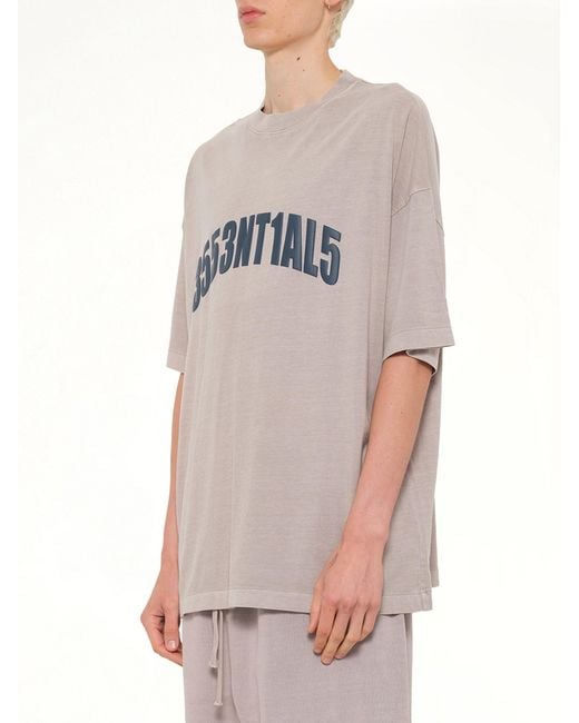 Fear Of God Gray 3553Ntial5 T-Shirt for men