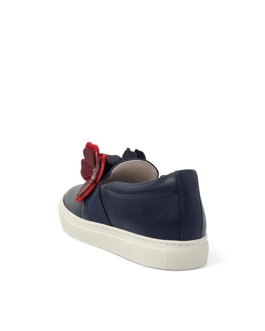 Lanvin Blue Pull On Sneakers