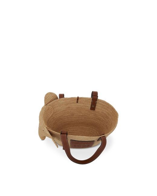 Loewe Brown Small Elephant Basket Bag