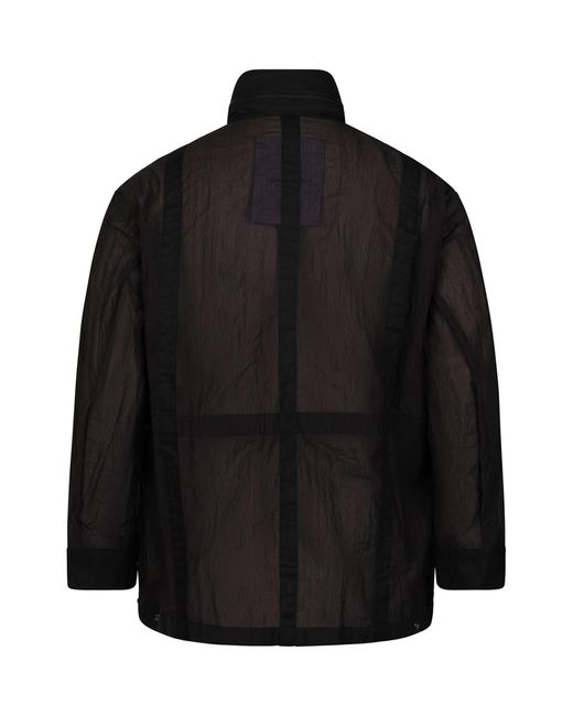 A_COLD_WALL* Black Filament M65 Jacket, Long Sleeves, 100% Nylon, Size: Medium for men