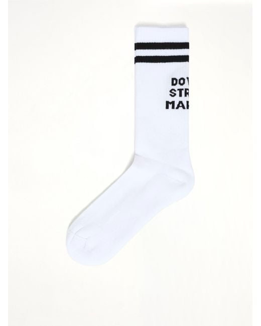 DSM KEI NINOMIYA White Dsm Logo Socks for men