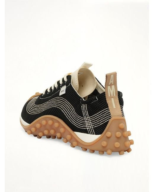 AMI Black Mirage Sneakers for men