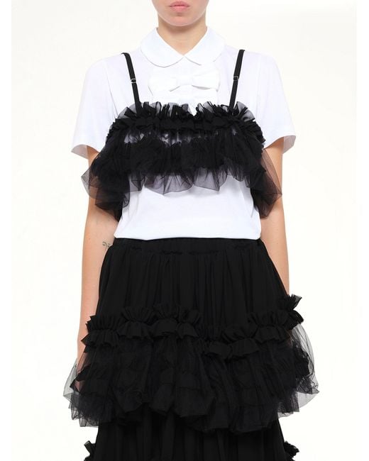 Noir Kei Ninomiya Black Organza Vest