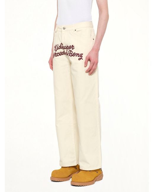 Kidsuper Natural X Mercedes Benz Work Pants for men