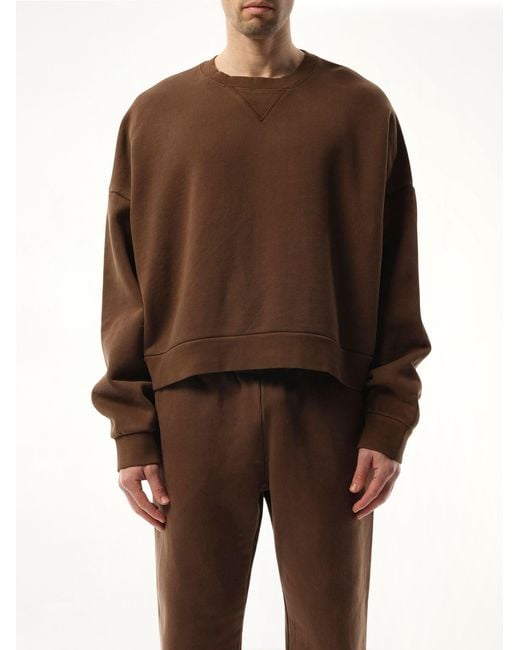 Entire studios Brown Box Sweatshirt for men