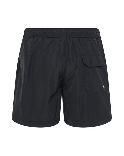 Palm Angels Black Classic Logo Swimshorts, /, 100% Polyester, Size: Medium for men