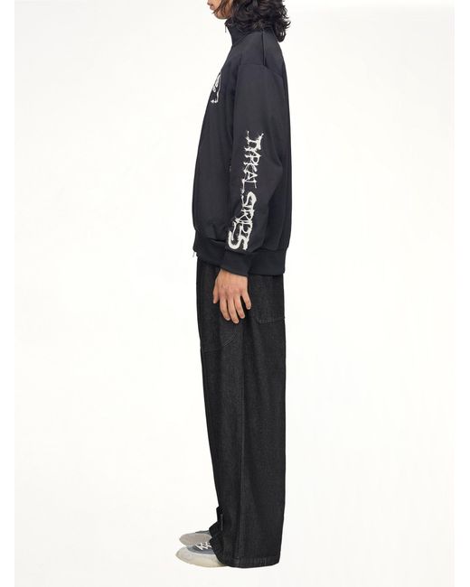 Y-3 Blue 3 Stripes Skull Track Top for men