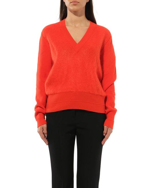 Givenchy Red Sweater Knit
