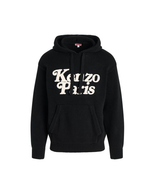 KENZO Black By Verdy Hoodie, Long Sleeves, , 100% Cotton, Size: Medium for men