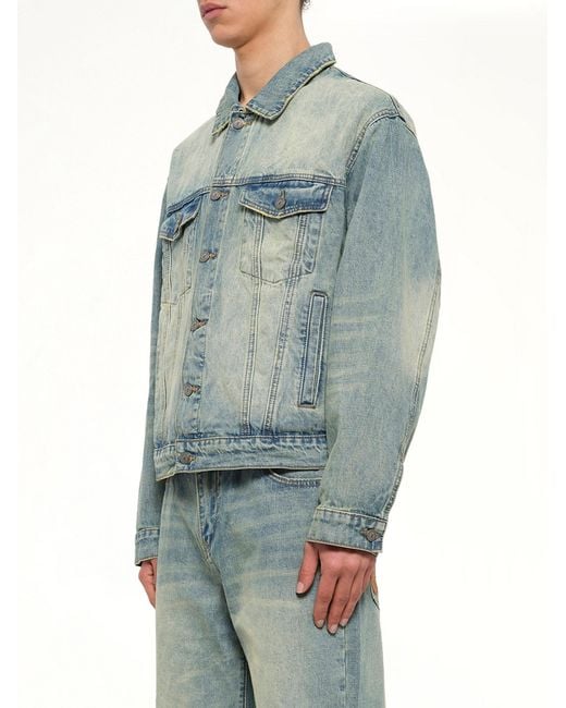 Kidsuper Blue Light Wash Dove Denim Jacket for men