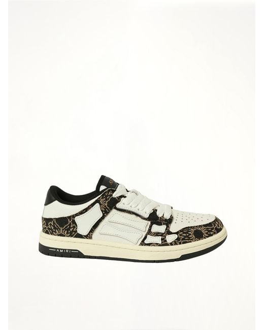 Amiri Black Ma Quad Skeleton Low Top Sneaker