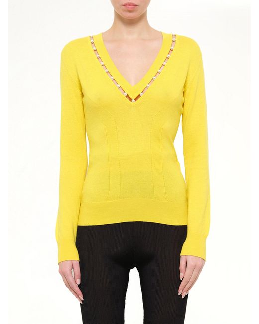 Givenchy Yellow Lounges Sweater