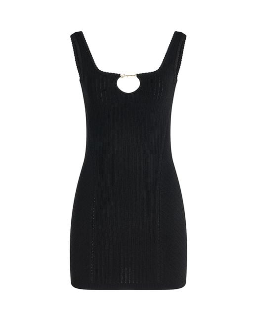 Jacquemus Black Sierra Lingerie Mini Dress
