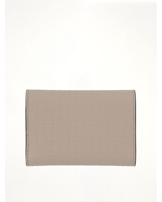 Loewe Gray Repeat Small Vertical Wallet