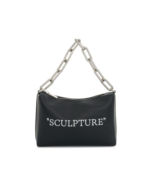 Off-White c/o Virgil Abloh Black Off- Block Pouch Quote Bag, /, 100% Calf Leather