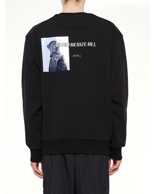 Juun.J Black Sweatshirt for men