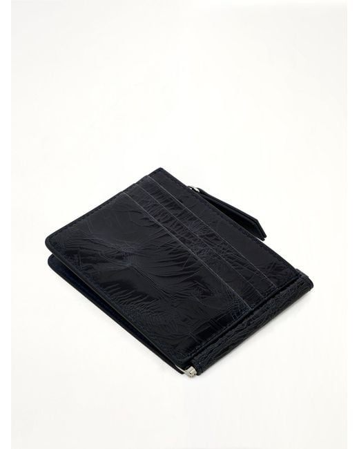 Maison Margiela Black Wallet Slim 2 Pincer for men