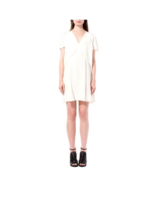 Balenciaga White Breezy Romantic Short Sleeve Dress