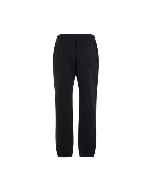 Y-3 Black Yohji Graphic Sweatpants, , 100% Organic Cotton, Size: Medium for men