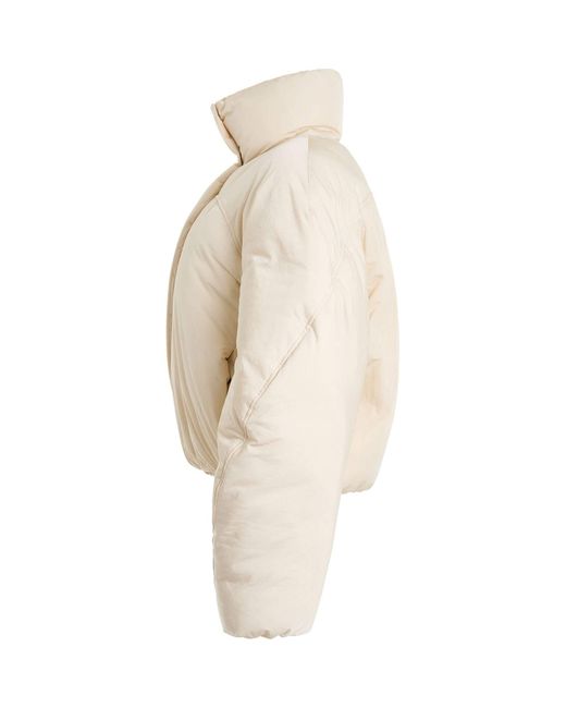 Jacquemus Natural La Doudoune Courte Caraco Jacket, Long Sleeves, 100% Polyamide
