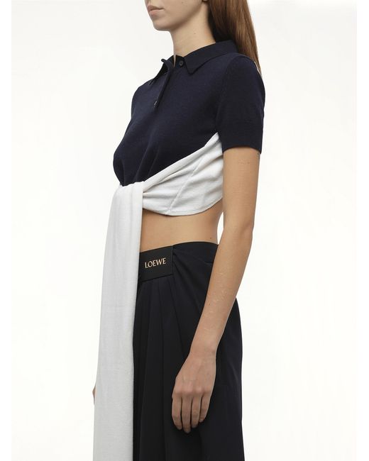 Loewe Black Polo Sweater