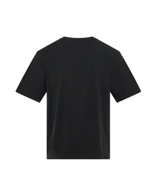 Palm Angels Black Classic Logo Slim T-Shirt, Short Sleeves, , 100% Cotton, Size: Medium for men