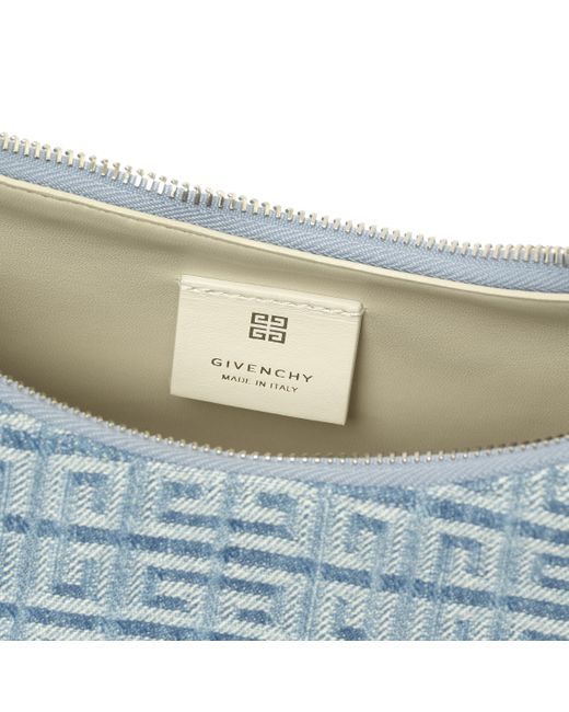 Givenchy Blue Small Moon Cut Out Bag, 100% Cotton