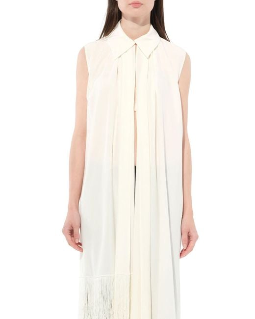 Givenchy Natural Sleeveless Shirt