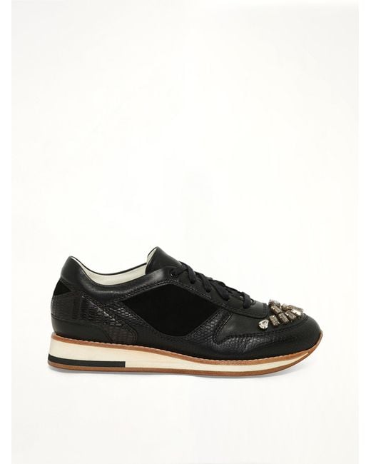 Lanvin Black Running Sneaker
