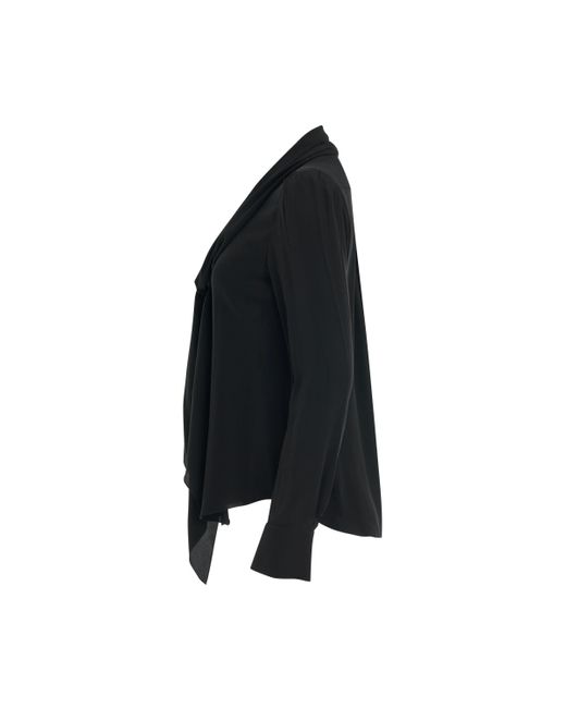 Chloé Black Top, , 100% Silk