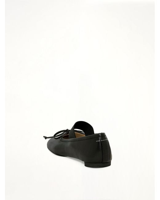 MM6 by Maison Margiela Black Ballet Shoe