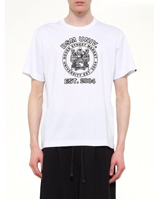 DSM KEI NINOMIYA White Dsm Univ' T-Shirt for men