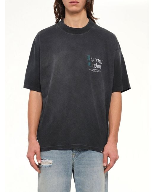Represent Black Private Members T-Shirt for men