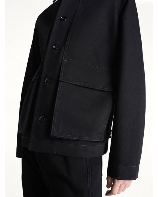 Lemaire Blue Boxy Jacket for men