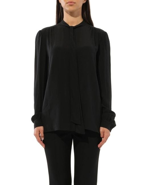 Givenchy Black Long Sleeve Top
