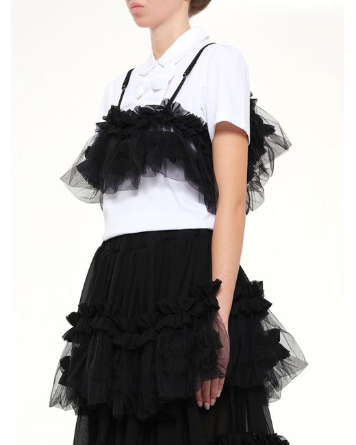 Noir Kei Ninomiya Black Organza Vest