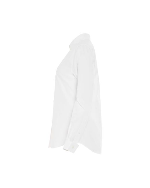 Givenchy White Organic Classic Poplin Shirt, , 100% Cotton