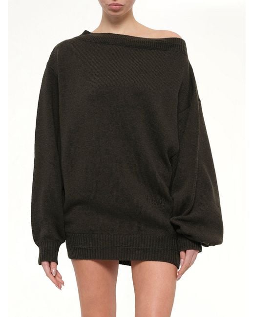 MM6 by Maison Margiela Black Gauge 5 Mini Dress