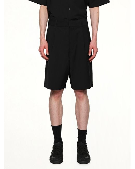 Entire studios Black Tailored Shorts for men