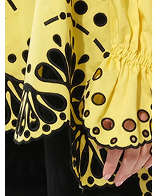 Emilio Pucci Yellow Long Sleeve Blouse