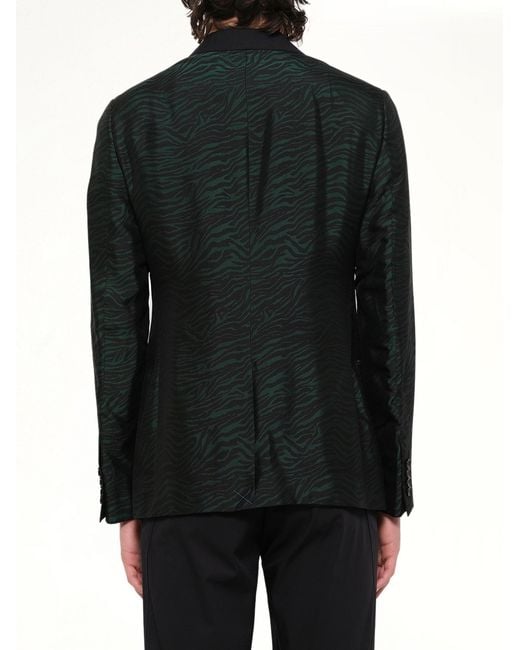 Lanvin Black D8 Slim 2 Button Jacket for men