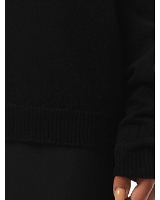 Rick Owens Black Extreme V Neck Pullover