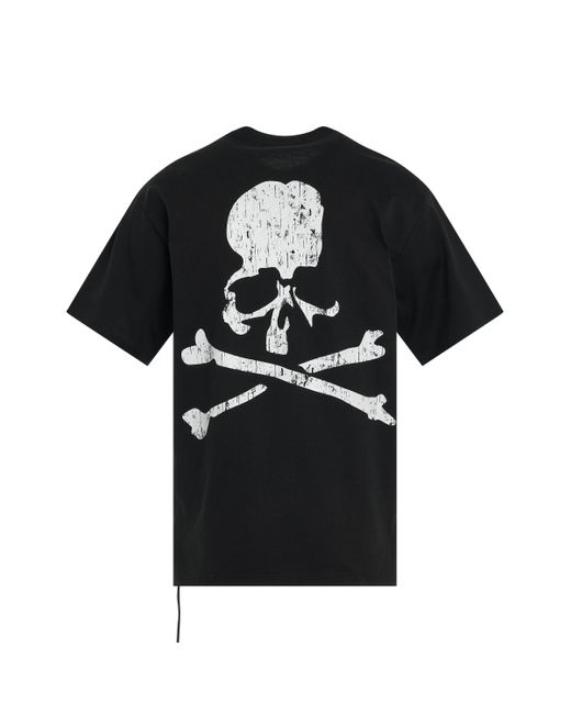 Mastermind Japan Black 'Reflective Skull Logo Regular T-Shirt, Short Sleeves, , 100% Cotton, Size: Small for men
