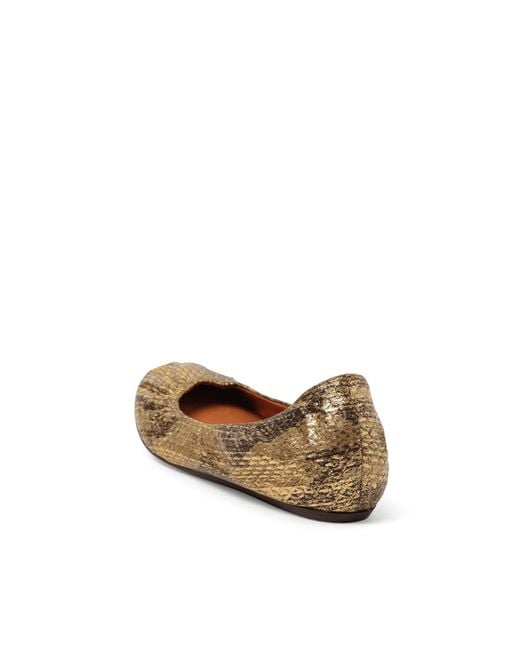 Lanvin Metallic Ballerina