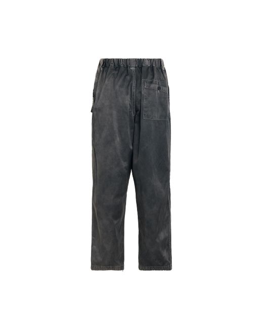 Maison Mihara Yasuhiro Gray Rc Twill Cargo Trouser, , 100% Cotton for men