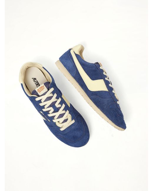 Autry Blue Windspin Low Sneakers for men