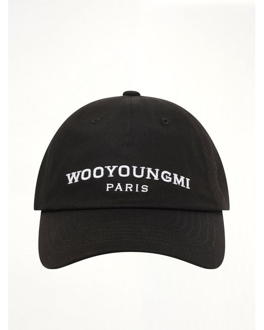 Wooyoungmi Black Paris Cap for men